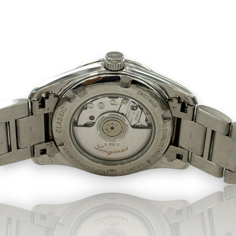 Longines Conquest Diamond Womens Watch L2.285.0 29.5mm Steel Watch