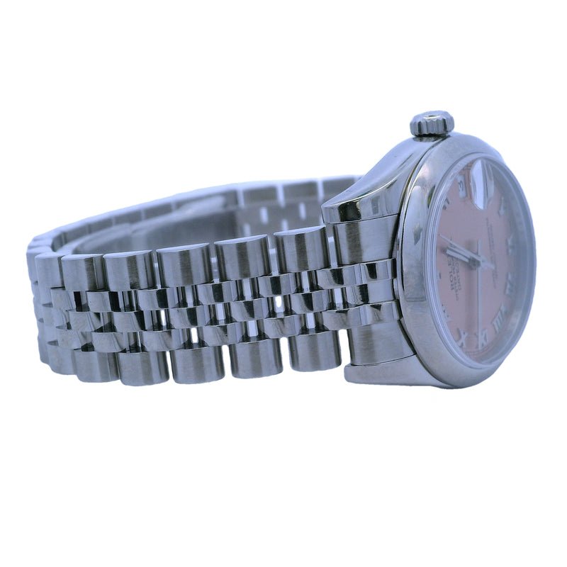 Rolex 178240 Midsize Datejust Salmon 31mm Steel Watch
