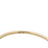 Bony Levy Solid 14kt Yellow Gold Dainty Rectangle Lines Statement Ring Size 8