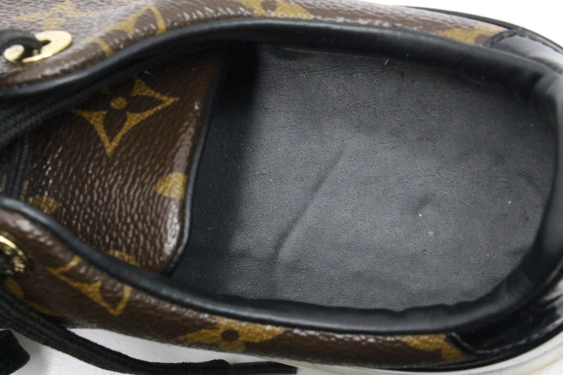 Louis Vuitton FrontRow Monogram Canvas Patent Sneakers Womens Size 36/US 6 *READ