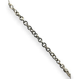 Dana Rebecca Designs 14kt White Gold and Diamond 3 Square Split-Chain Pendant 16" Necklace