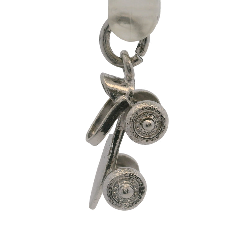 Vintage 925 Sterling Silver Roller skate Rollerblading Charm