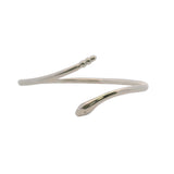 Tiffany & Co Elsa Peretti Solid 925 Sterling Silver Snake Bangle Made in Spain
