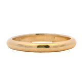 Vintage Tiffany & Co Solid 18kt Yellow Gold Classic Wedding Band Ring Size 6.5