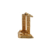 Solid 14kt Yellow Gold 9/11/01 World Trade Center New York Charm