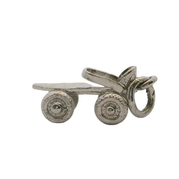 Vintage 925 Sterling Silver Roller skate Rollerblading Charm