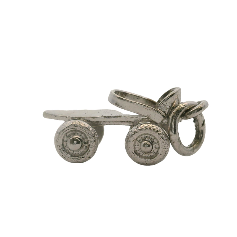 Vintage 925 Sterling Silver Roller skate Rollerblading Charm