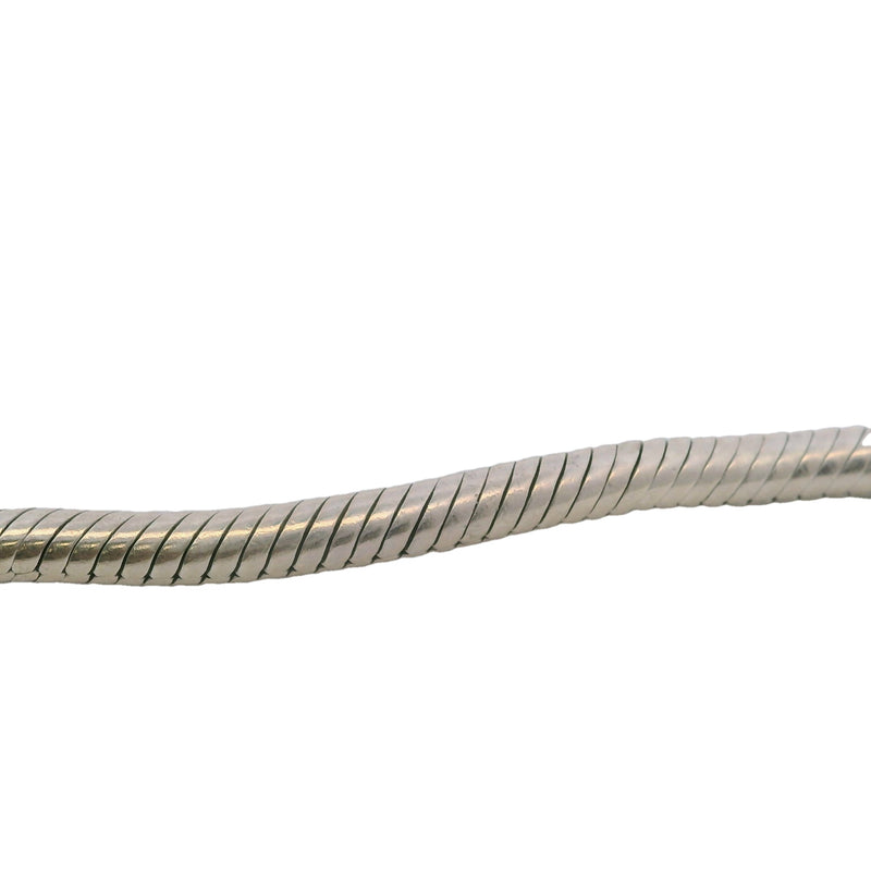 Vivara Brazillian Jewelry 925 Sterling Silver 8.5" Classic Snake Charm Bracelet