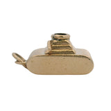 Vintage Solid 14kt Yellow Gold 3D Camera Dangle Charm