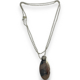 Return to Tiffany & Co 925 Sterling Silver Dog Tag Beaded Chain 34" Necklace Pendant Charm