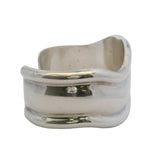 Vintage Los Ballesteros Mexican 925 Sterling Silver Wavy 3 Layer Cuff Bracelet