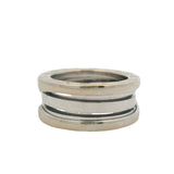 Bulgari Bvlgari Solid 18kt White Gold 7.8mm Wide B.zero1 3-Band Ring Size 4