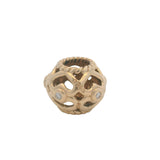 Pandora Retired Solid 14kt Yellow Gold and Diamond Openwork Hearts Bead Spacer Charm