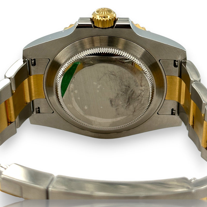 Rolex Submariner 116613 Two Tone Steel & Gold Ceramic 40mm Glidelock Watch