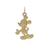 Disney Solid 14kt Yellow Gold Mickey Mouse Character Charm Pendant