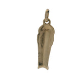 Vintage Solid 14kt Yellow Gold Baseball Catchers Shin Guard Protection Charm
