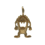 Vintage 1990 Warner Brothers Solid 14kt Yellow Gold Tasmanian Devil Charm
