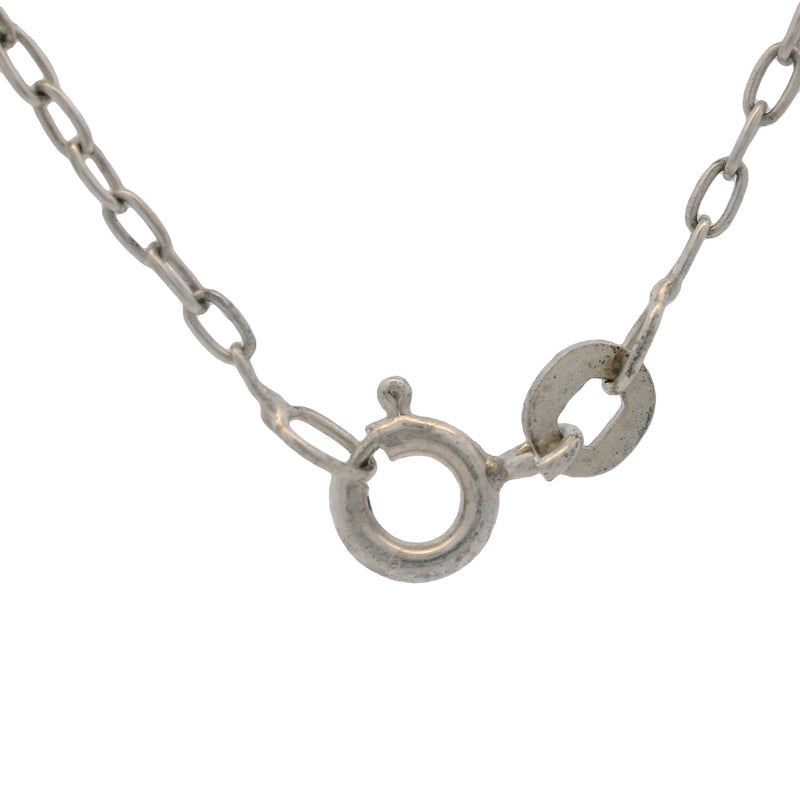 Leo 925 Sterling Silver Tree of Life Family Tree Pendant on 16" Small Paperclip Chain