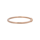 Retired Bony Levy Solid 14k Rose Gold Beaded Studded Stackable Band Ring Size 8