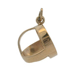 Vintage Solid 14kt Yellow Gold Baseball Sports Cup Underwear Charm