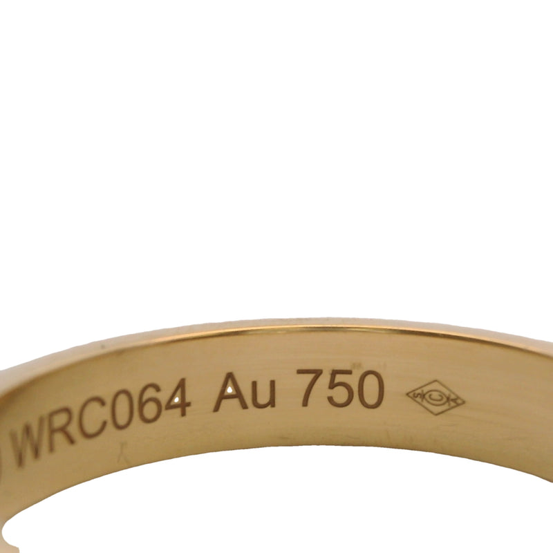 Cartier Solid 18kt Yellow Gold Classic 1895 D-Shape 4mm Wedding Band Size 9