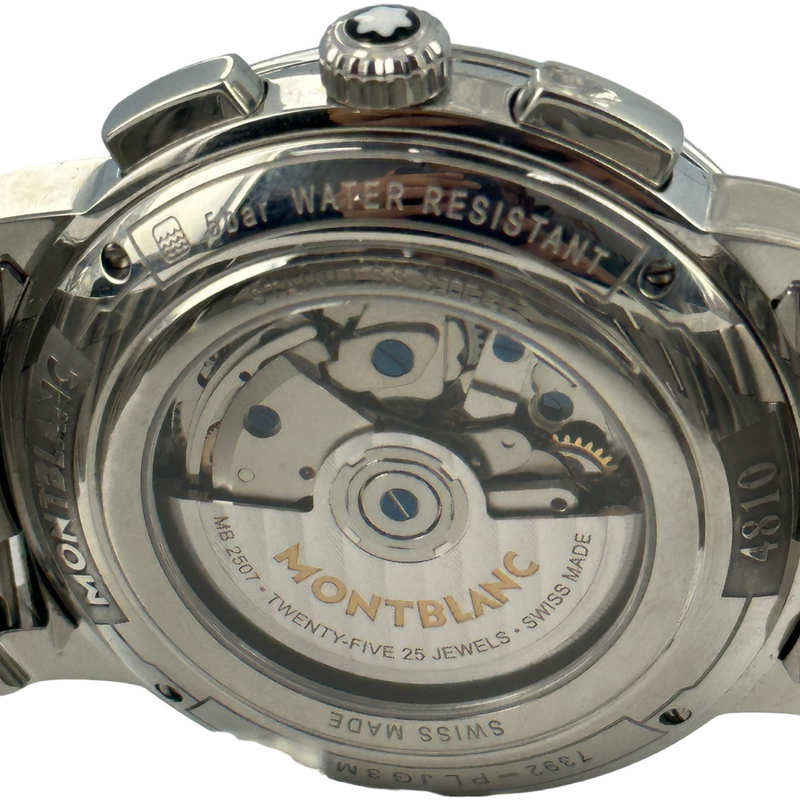 Montblanc Star 7392 4810 Chronograph 43mm White Dial Chrono Watch