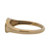 Mejuri Solid 14kt Yellow Gold Letter D Engraved Small Pinky Signet Ring Size 2