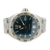 Tag Heuer WAZ1118 43mm Blue Dial Stainless Steel Watch Unworn Box & Papers