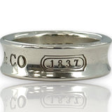 Vintage 1997 Tiffany & Co 1837 Collection Medium 6.8m Thick Band Ring
