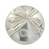 Vintage Tiffany & Co 925 Sterling Silver Bow Ribbon Portable Pocket Hand Mirror