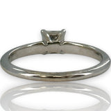 Blue Nile 14kt White Gold 0.50ct Princess Cut Diamond 4-Prong Setting Solitaire Engagement Ring