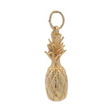 Vintage Solid 14kt Yellow Gold Pineapple Fruit 3D Charm