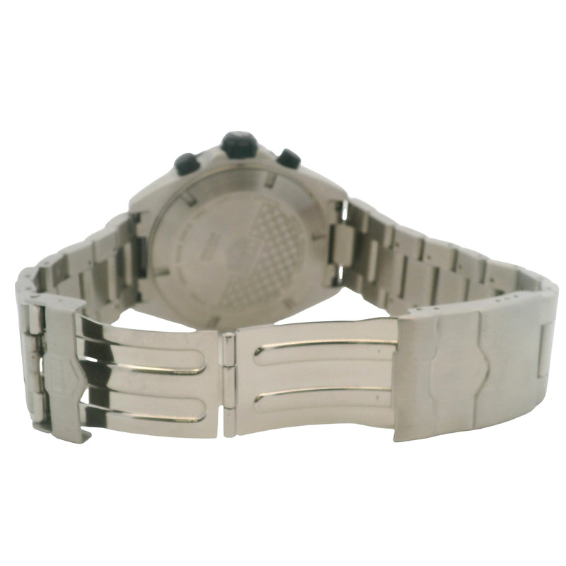 Tag Heuer CAZ1010 43mm Chronograph Black Dial Steel Watch