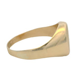 Solid 14kt Yellow Gold 14kt Yellow Gold Blank Oval Signet Ring Size 7