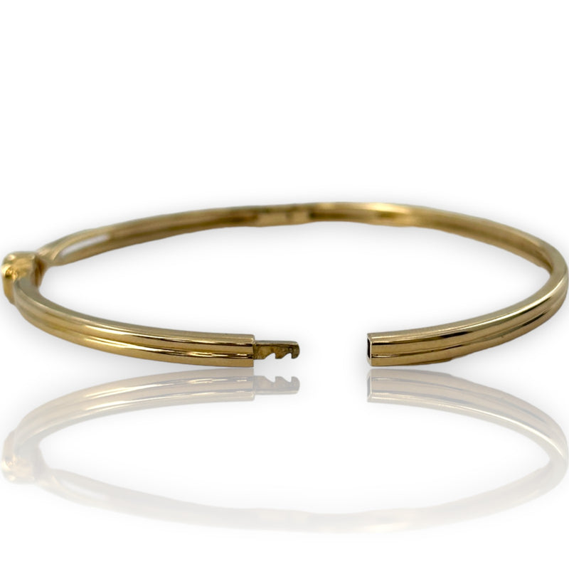 Pandora Infinite Lab-grown Diamond Bangle 0.25ct 14k in Yellow Gold