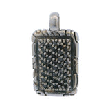Versani Black Diamond 14K 585 White Gold 18k 750 Charm Pendant
