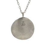 Leo 925 Sterling Silver Tree of Life Family Tree Pendant on 16" Small Paperclip Chain