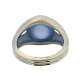 Vintage Solid Platinum 11.7ct Lavender Star Sapphire and Diamond Statement Ring Size 7