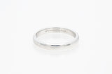 Tiffany & Co Classic Platinum Thin Domed Wedding Band Ring Size 7.25 Retail $1150