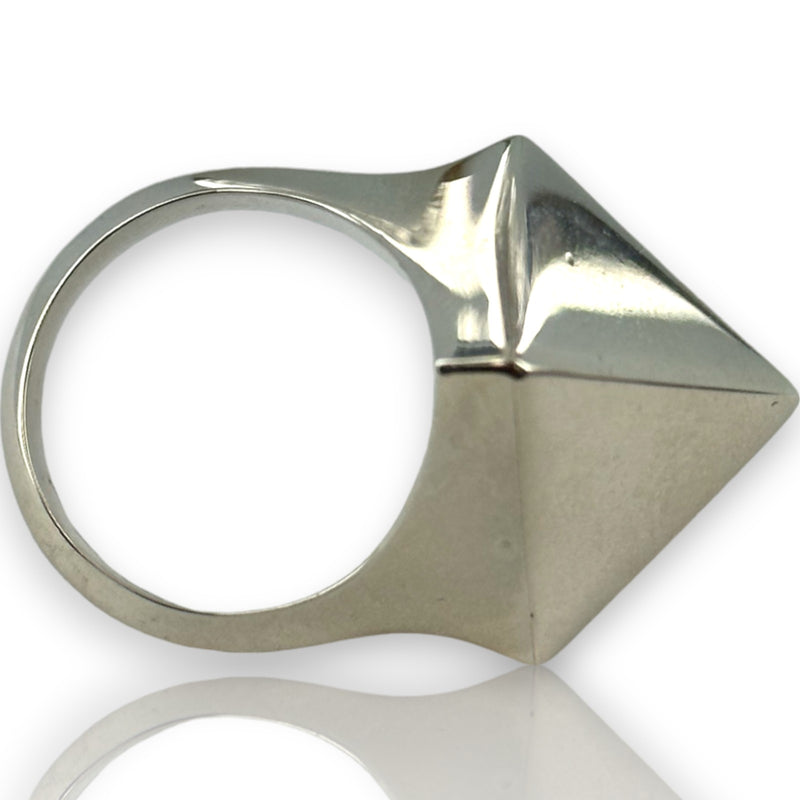 Tiffany & CO Signed RARE Out Of Retirement Collection Collaboration with Dover Street Market 925 Sterling Silver Pyramid Size 8 Ring