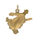 Vintage Solid 14kt Yellow Gold NY San Fran Giants Baseball Team Mascot Charm