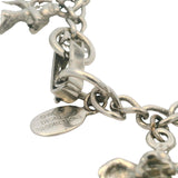 Vintage Walt Disney Solid 925 Sterling Silver Classic Characters 6" Chain Charm Bracelet