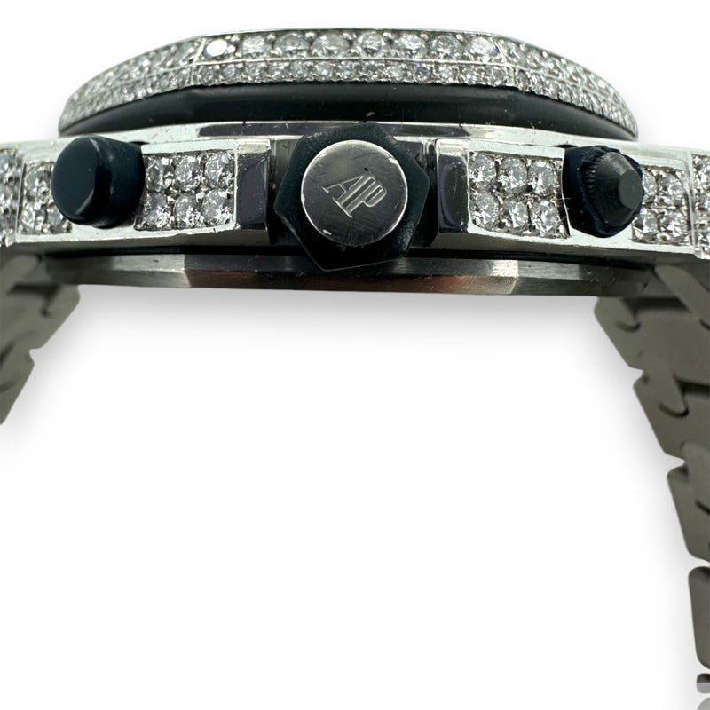 Audemars Piguet Royal Oak Offshore 25721ST Blue Dial 42mm Diamond Watch