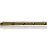 Frank Krementz Antique 1920-30s 14kt Yellow Gold and Seed Pearl 2" Bar Pin