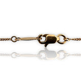 Zales Magnificence Collection 10kt Rose Gold Diamond Pendant with Sapphire Lens Magnifier on 16-18" Adjustable Chain