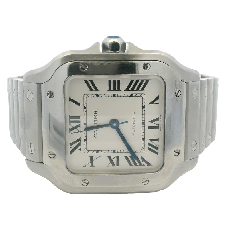 Cartier Santos WSSA0029 4075 Stainless Steel 35mm Watch