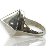 Tiffany & CO Signed RARE Out Of Retirement Collection Collaboration with Dover Street Market 925 Sterling Silver Pyramid Size 8 Ring