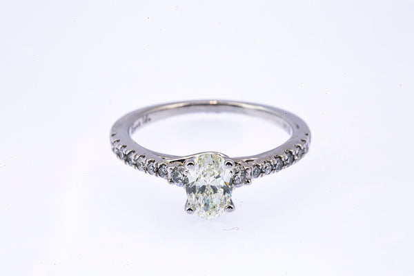 Kay Ever Us Collection Diamond 5/8 CT TW 14K 585 White Gold Engagement Ring Sz 5