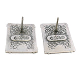 Carolyn Pollack 925 Sterling Silver Coral, Turquoise, and Lapis Southwest Stud Earrings