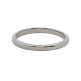 Harriet Kelsall 14kt White Gold and Diamond Half-Eternity Wedding Band Ring Size 6.75